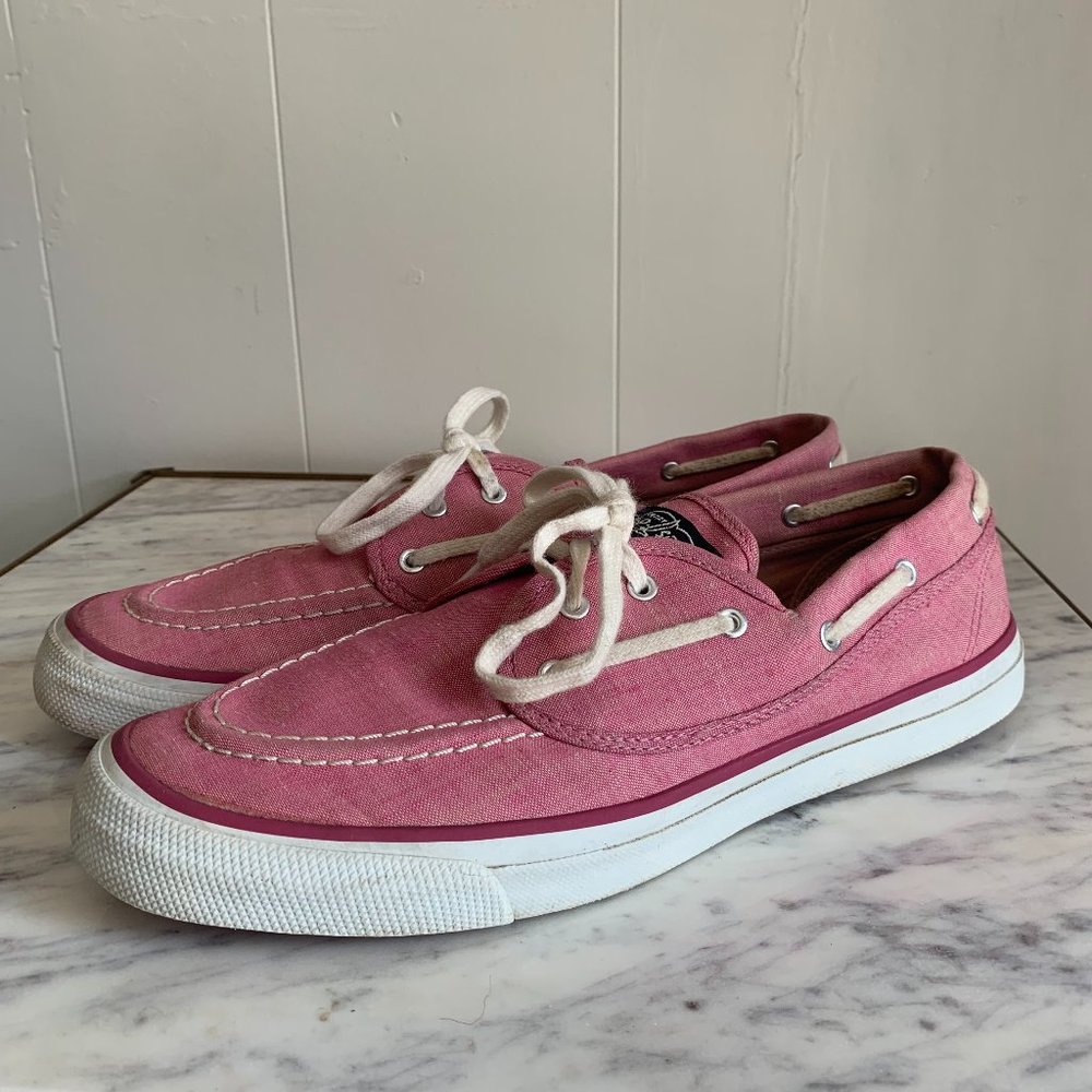 Sperry's Pink Top Siders size 10